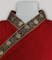 Pictured Mongolian coat with trim 268